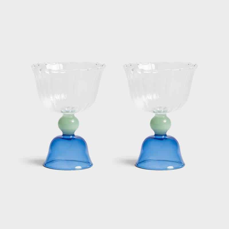 Blue Tulip Glass