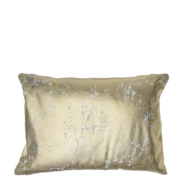 Golden Pillow with Decorations