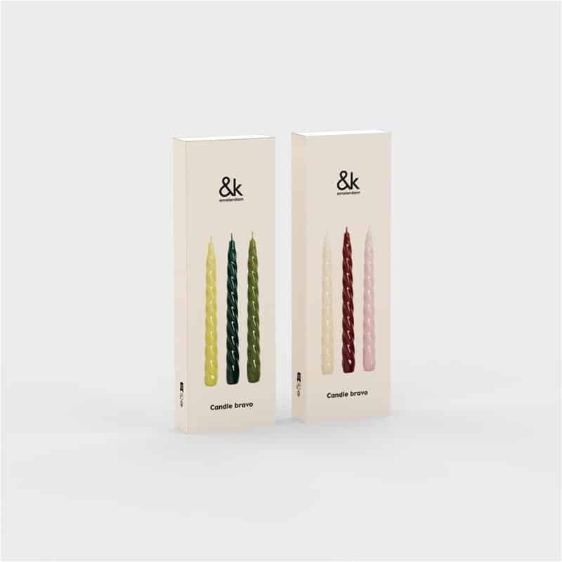 Set of 3 Bravo Candles