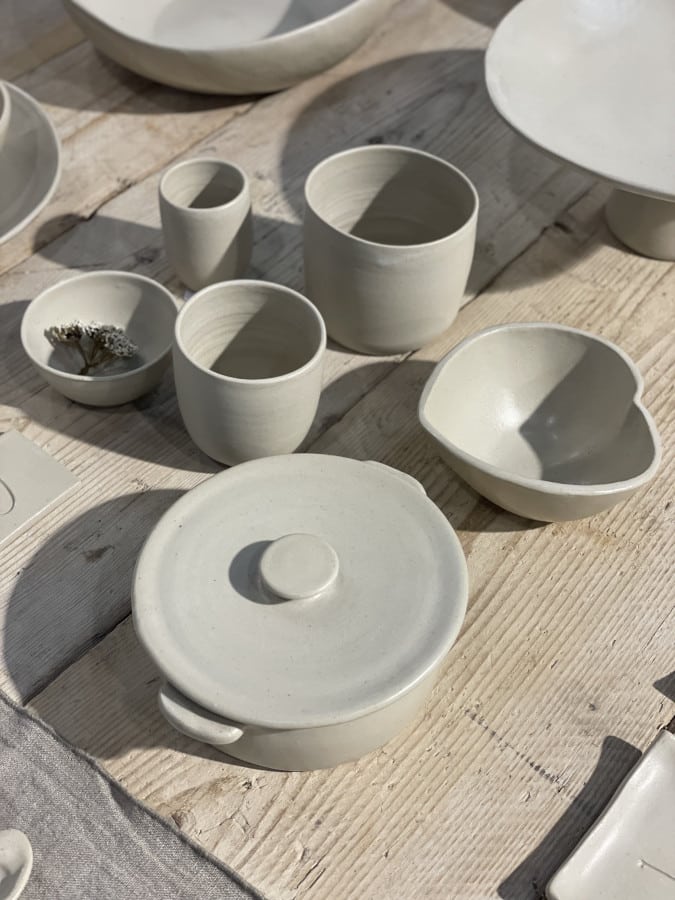 Sandstone Casserole With Top