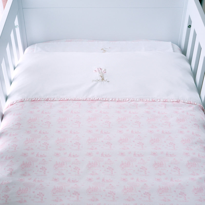 Printed cot bed duvet cover 100x135cm + pillowcase