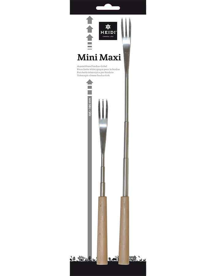 Special cheese fondue fork maxi &amp; mini