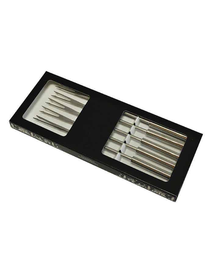 Fondue Bourguignonne / Chinese fork satin