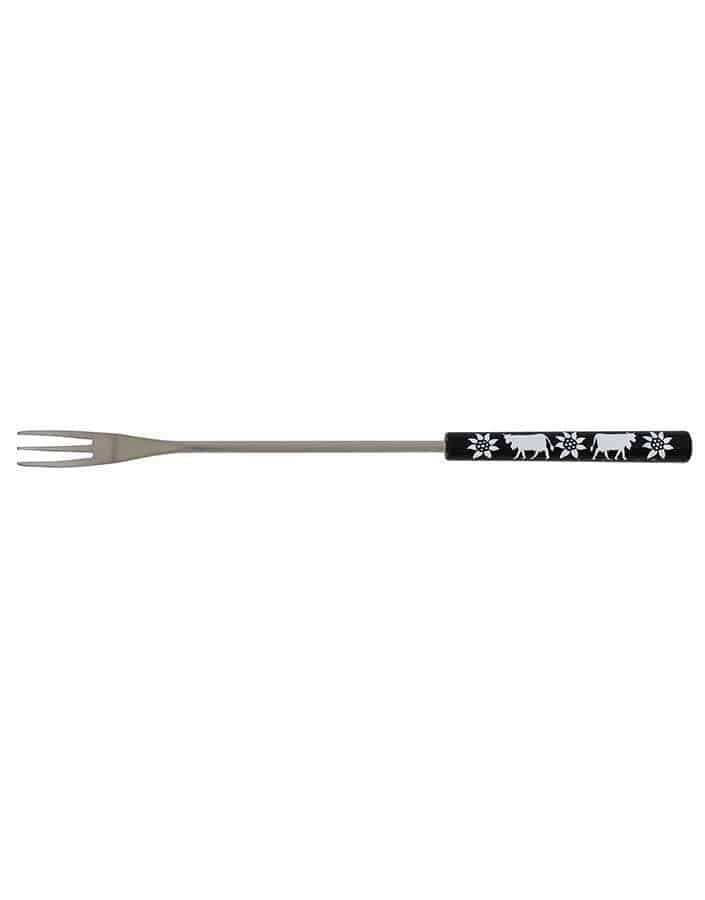 cheese fondue fork with design Heidi cheese line