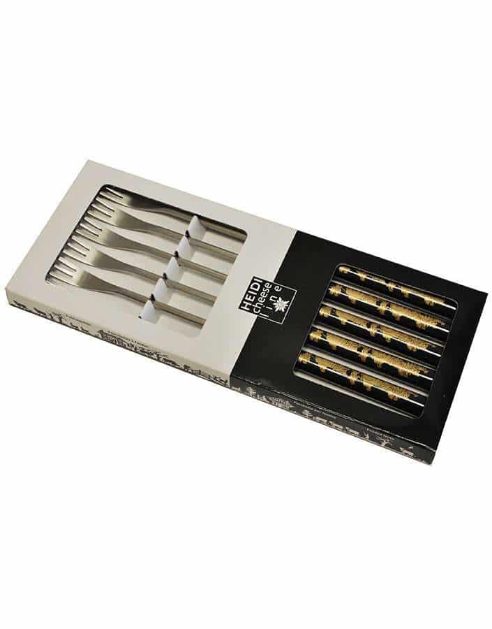 Cheese fondue forks design