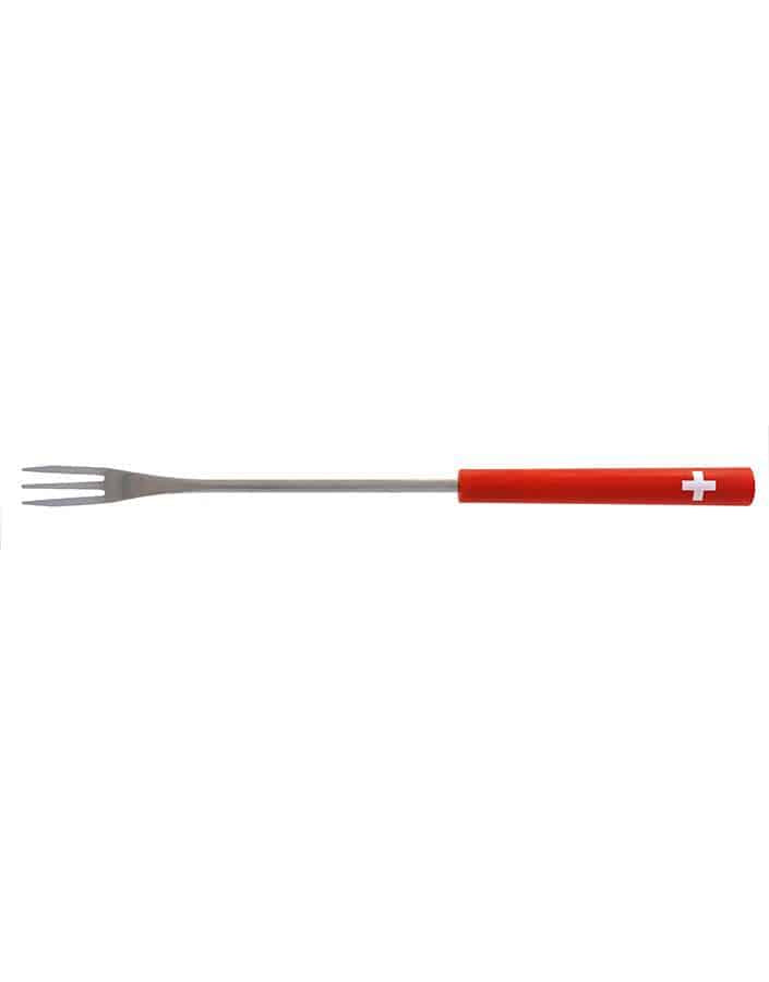 Cheese fondue forks with design Swiss