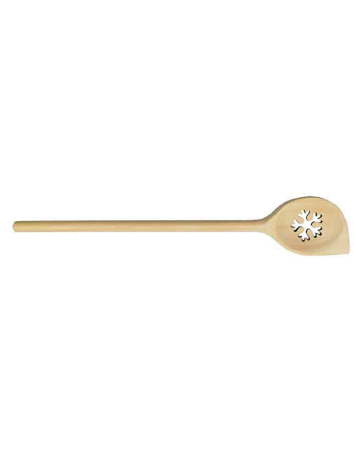 Wood spoon snowflake Heidi cheese line