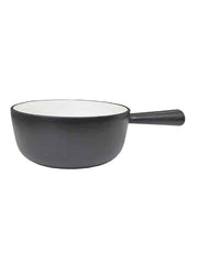 black mat fondue pot Heidi cheese line