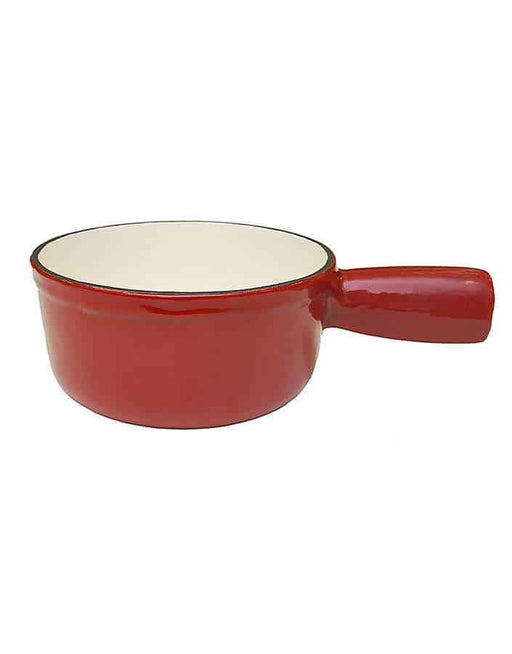 Classic red fondue pot Heidi cheese Line
