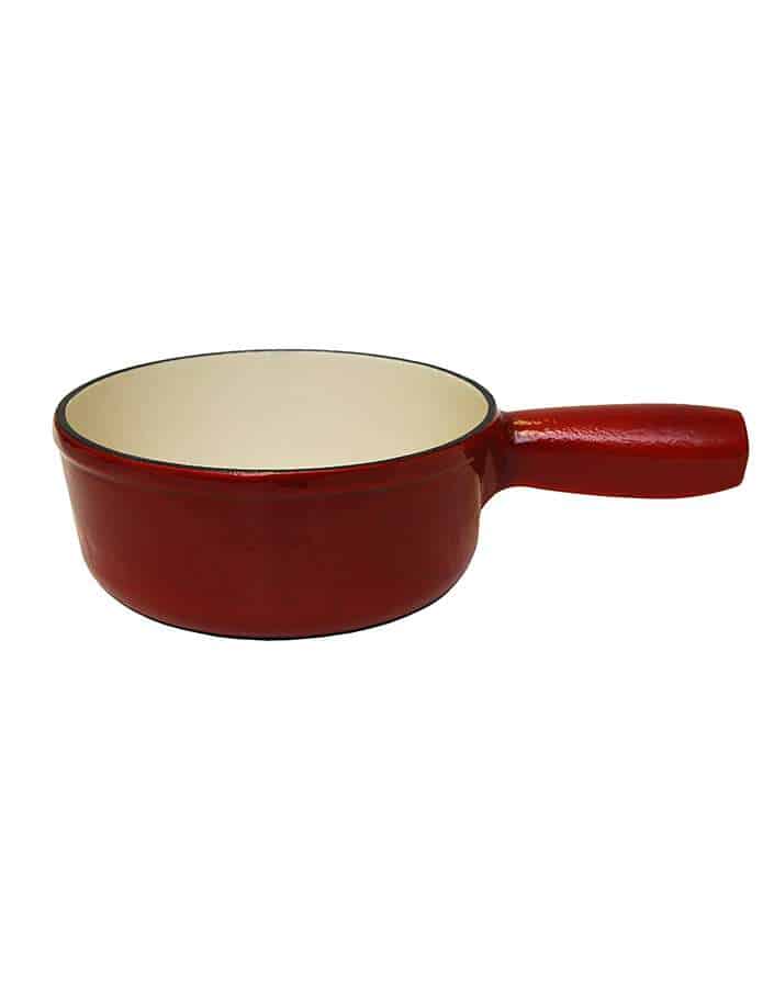 Classic red fondue pot Heidi cheese Line