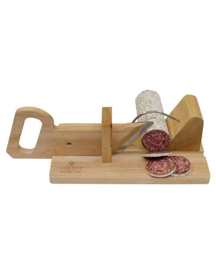 Oiled Beechwood Sausage Cutter