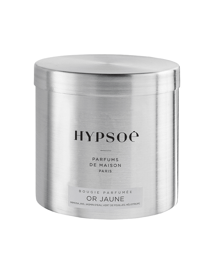 Metal Scented Candle - Yellow Gold