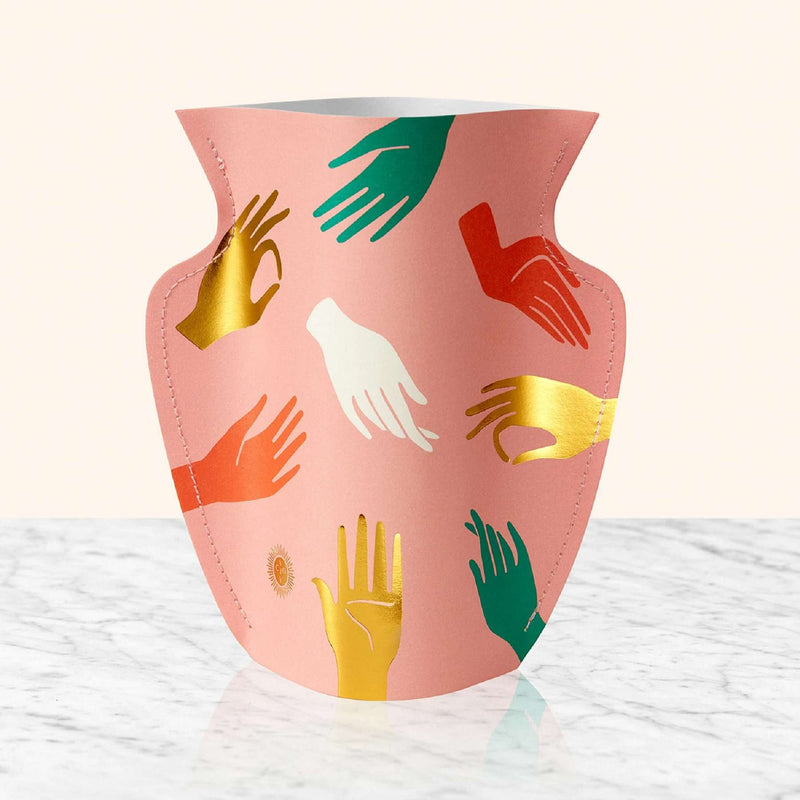 Hamsa Mini Paper Vase