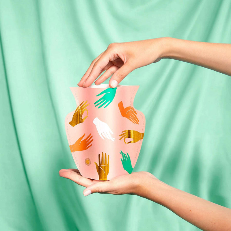 Hamsa Mini Paper Vase