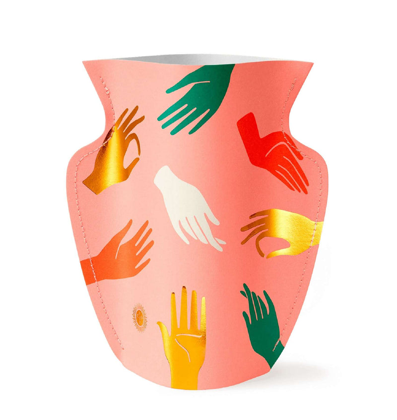 Hamsa Mini Paper Vase