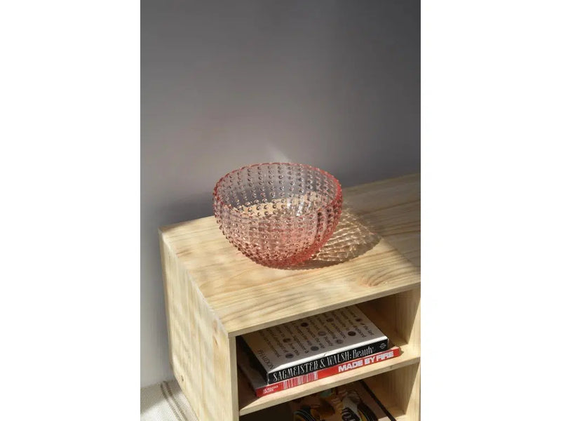 Hobnail Large Bowl 24 cm Rosa