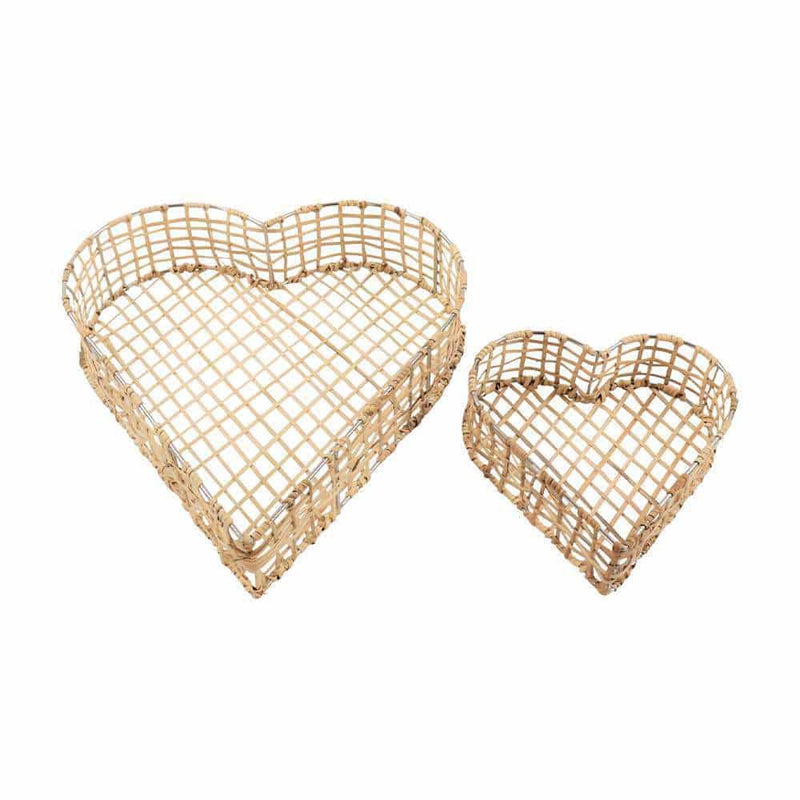 Rattan Baskets Heart