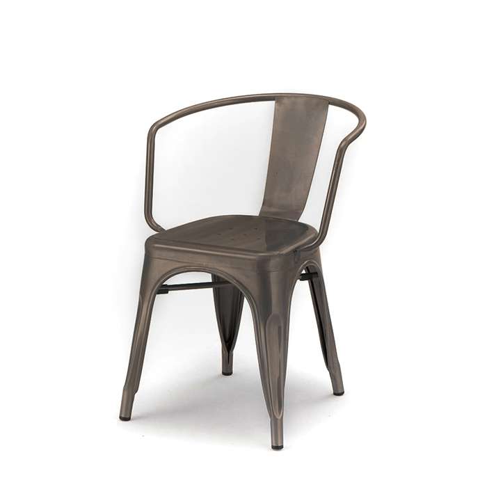 Indoor Galvanized Metal Chair