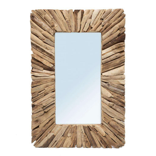 driftwood wood mirror Bazar Bizar