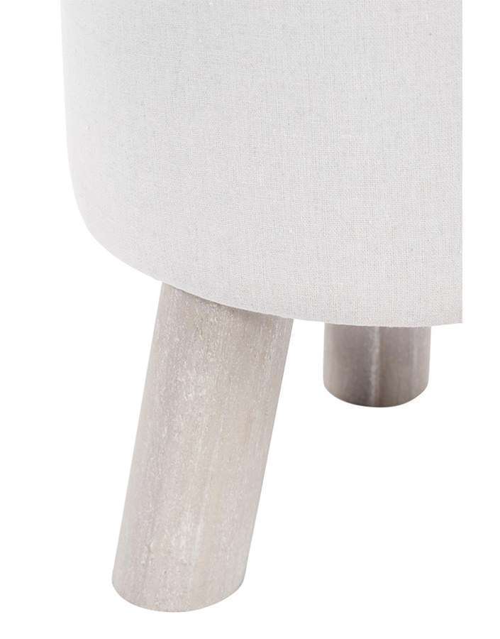 Round Pouf - Beige
