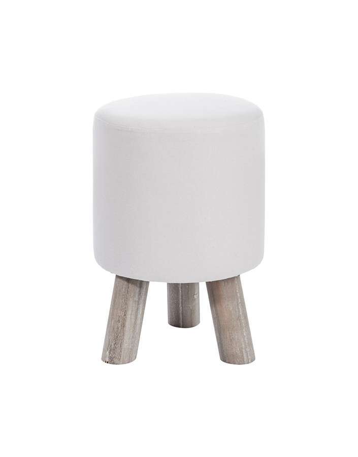 Round Pouf - Beige