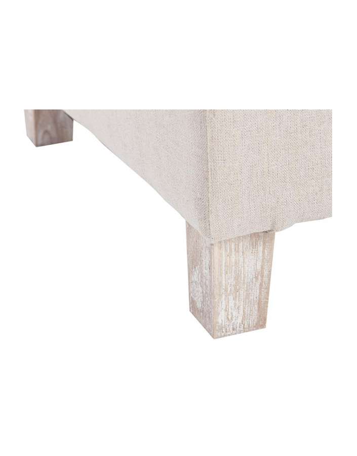 Square Pouf - Beige