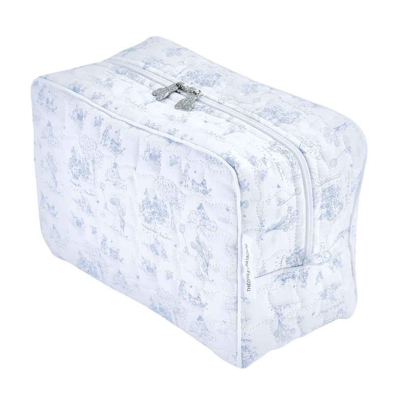 Rectangular toilet bag printed