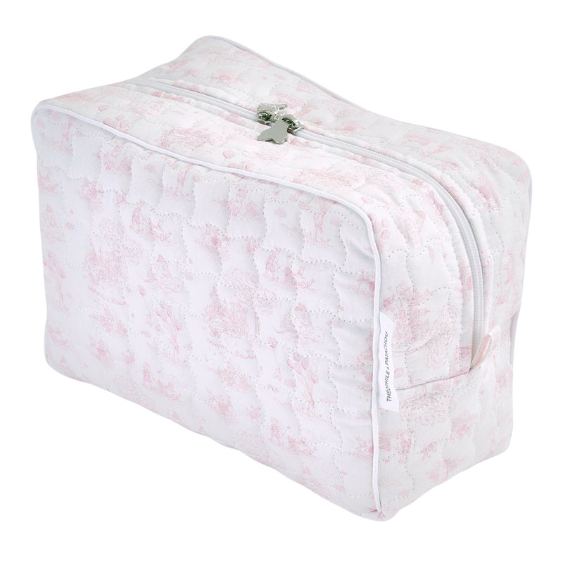 Rectangular toilet bag printed