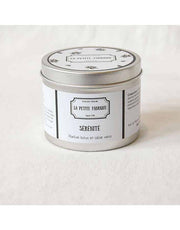 Natural lotus serenity candle and artisanal candle la petite fabrique