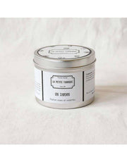Natural roses and violets candle and artisanal candle soy wax la petite fabrique