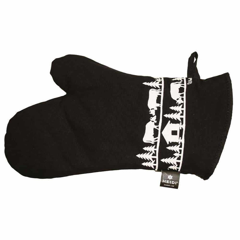 black oven glove