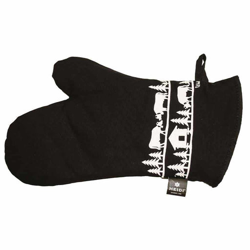 black oven glove