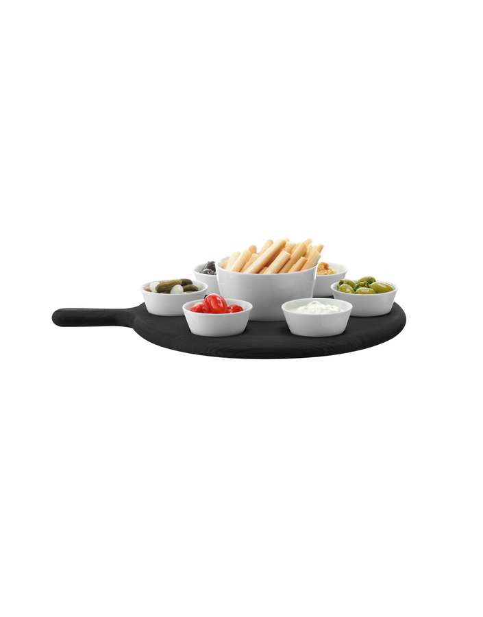 PADDLE - tapas set & black paddle