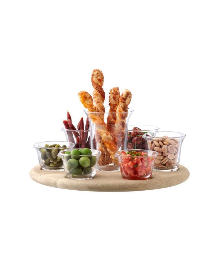 SERVE - Tapas Set & Oak Base