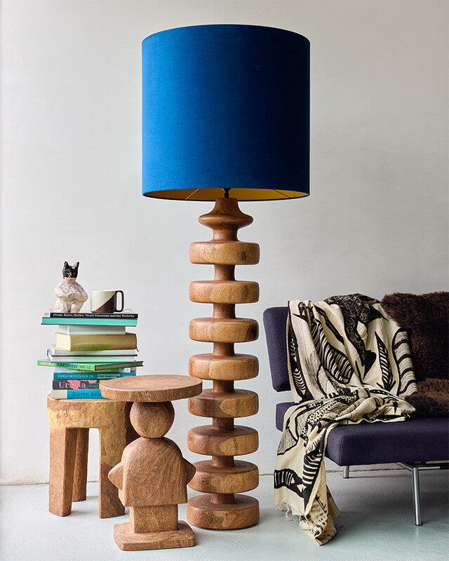 Soft Canvas Lamp Shade - XL - Dark blue