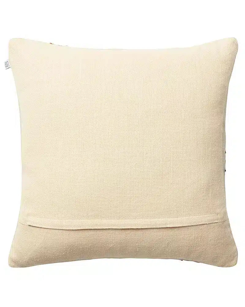 Linen Cushion Cover Halo - Dark Brown/Taupe/Khaki