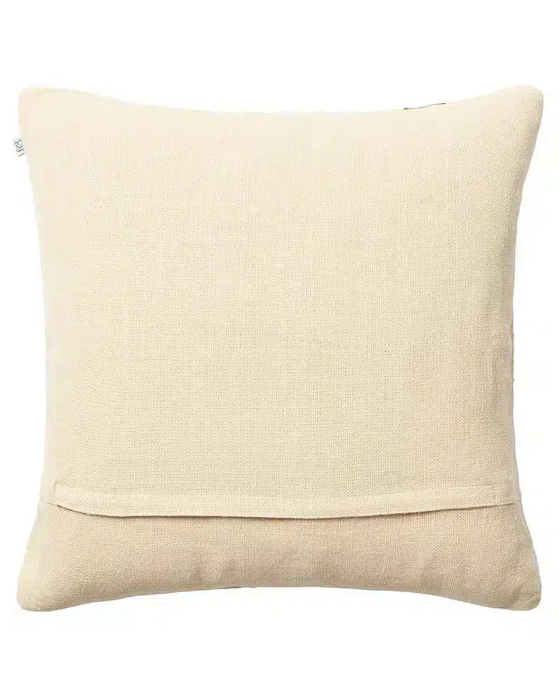 Linen Cushion Cover Kiran - Dark Green/Taupe