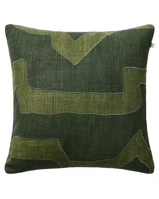 Linen Cushion Cover Sikkim - Forest Green:Green