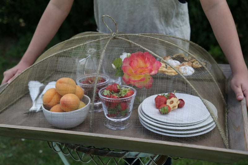 Linen Food Cover Net - Large