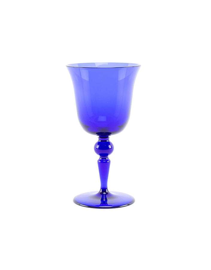 St Moritz blue big wine glass