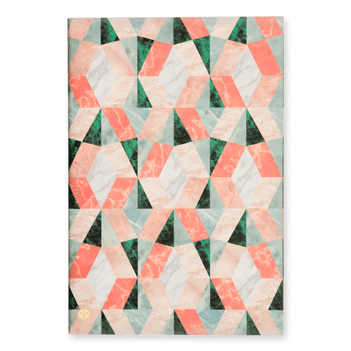 Notebook with marble shaped cover