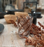 Glass with Rusty Spiral