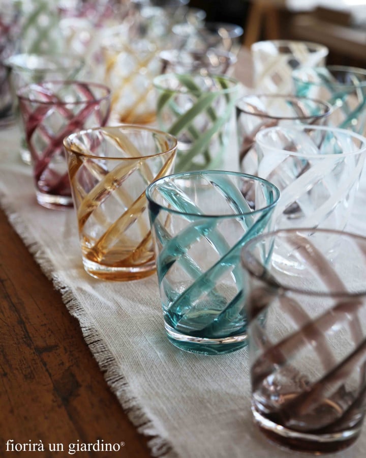 Glass with Spiral