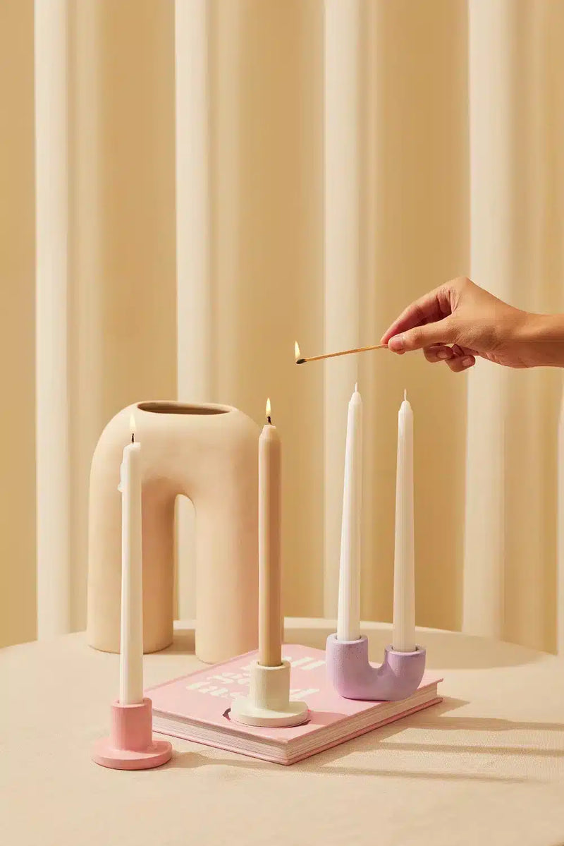 Minimalist Style Concrete Candle Holder