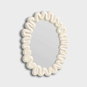 White Dribble Mirror