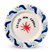 PLATE CALA SECRETA BLUE