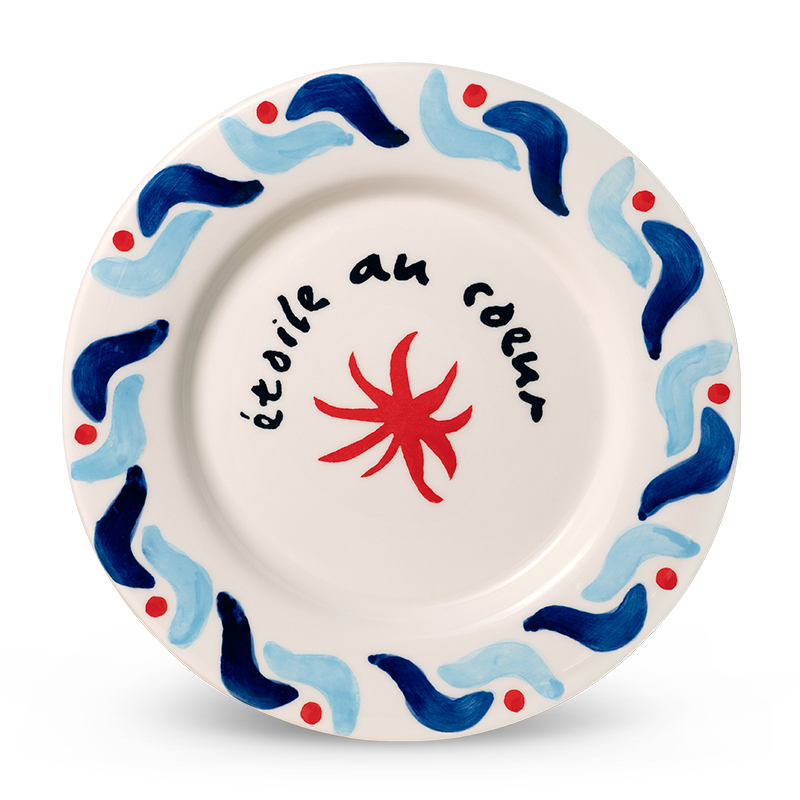PLATE CALA SECRETA BLUE
