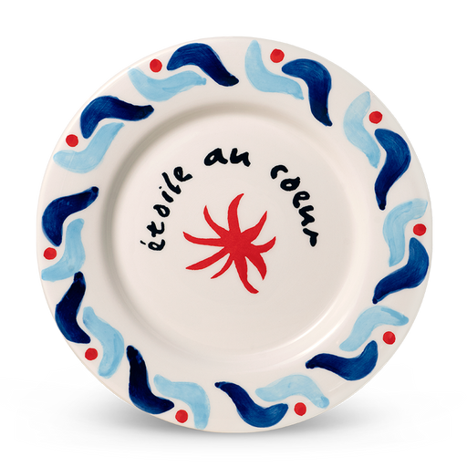 PLATE CALA SECRETA BLUE