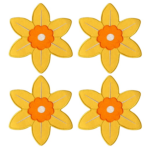 DAFFODIL COASTERS (SET OF 4)