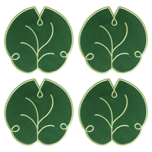 LILY LEAF COASTERS (SET OF 4)